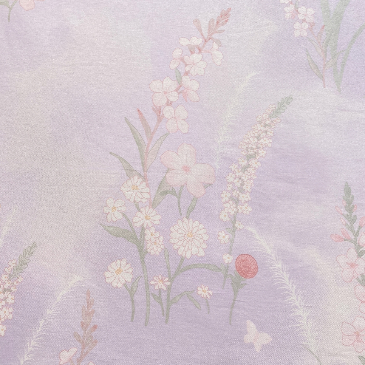 91家纺网 家纺一手货源 找家纺 花梦欣 2026新款全棉印花单品系列2花卉款-单床单 普罗旺斯