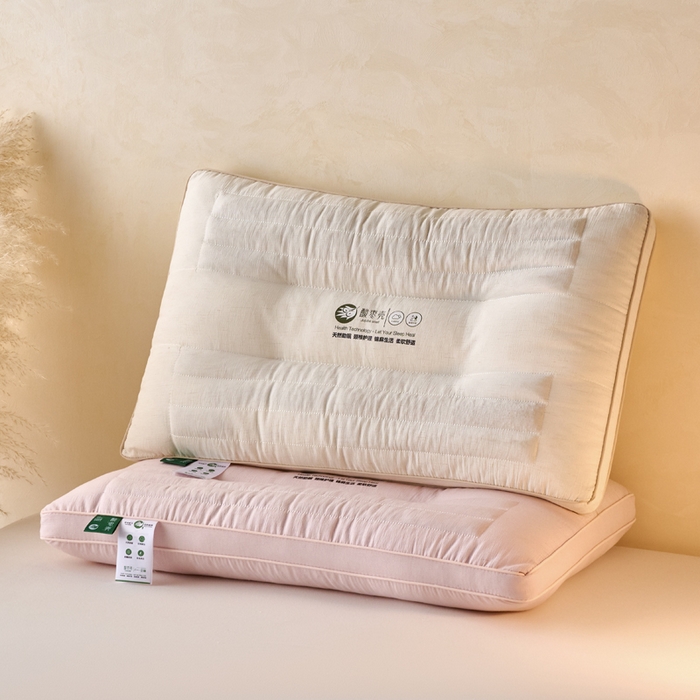 91家纺网 家纺一手货源 找家纺 （总）仁宇枕业 2026新款新品酸枣壳花草定型低枕头枕芯