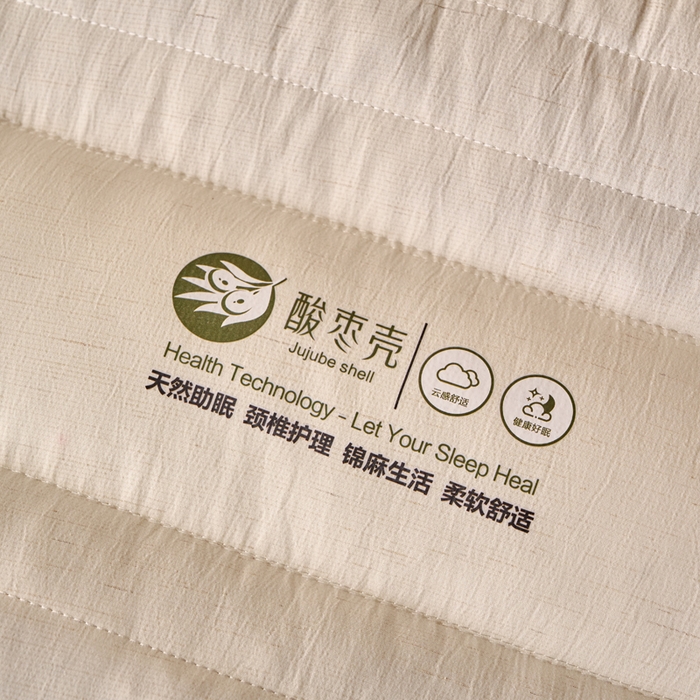 91家纺网 家纺一手货源 找家纺 仁宇枕业 2026新款新品酸枣壳花草定型低枕头枕芯 组合图