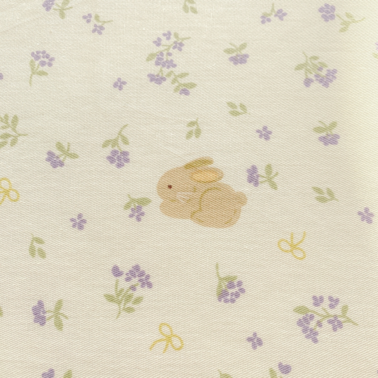 91家纺网 家纺一手货源 找家纺 花梦欣 2026新款全棉印花单品系列2花卉款-单床单 微花耳耳蓝