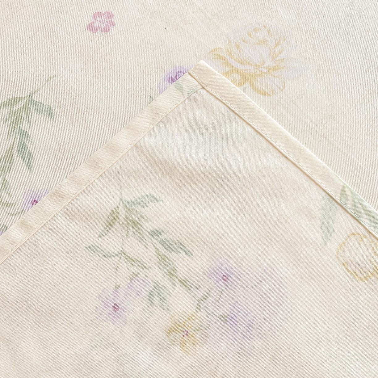 91家纺网 家纺一手货源 找家纺 花梦欣 2026新款全棉印花单品系列2花卉款-单床单 芜晴花紫