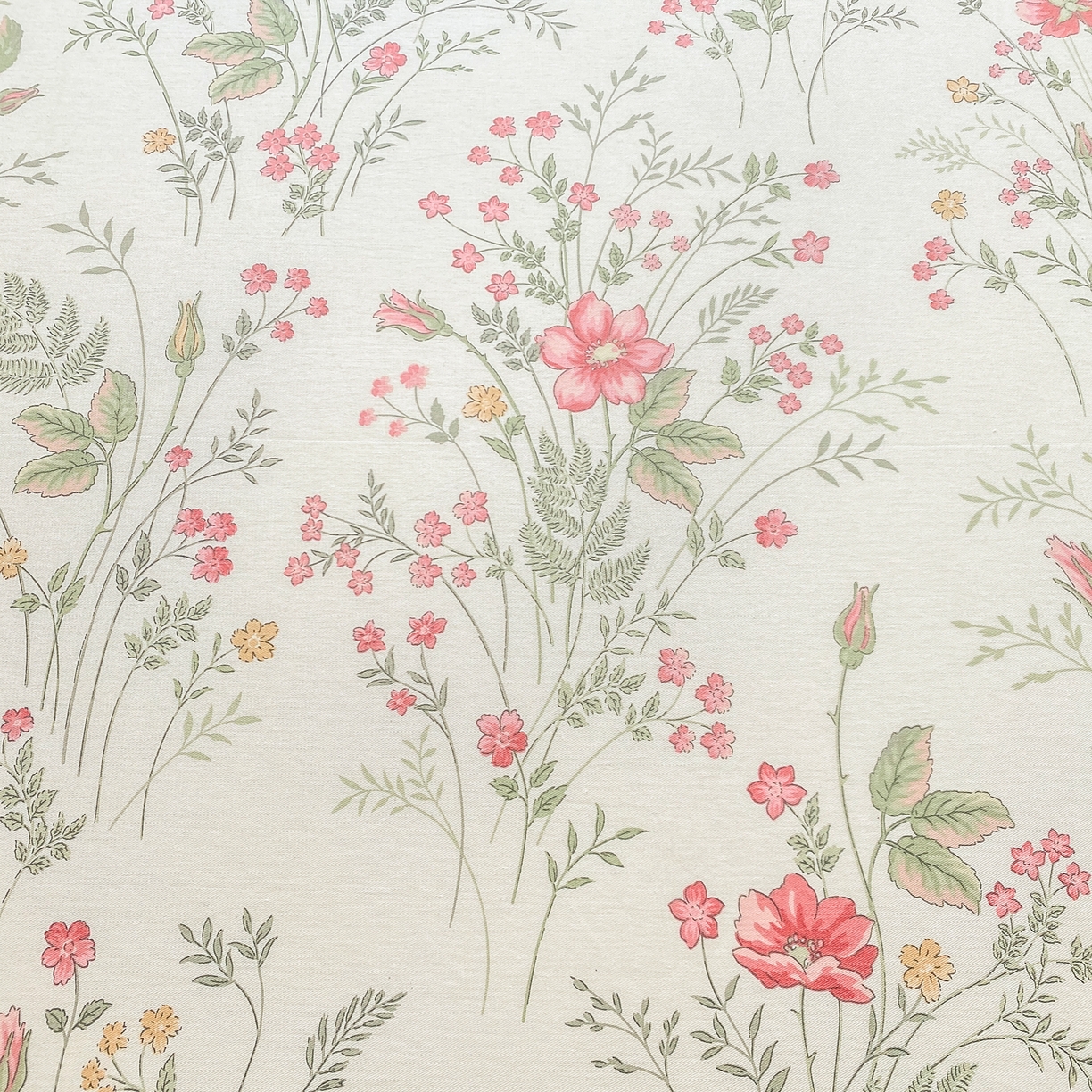 91家纺网 家纺一手货源 找家纺 花梦欣 2026新款全棉印花单品系列2花卉款-单床单 玉笛花间