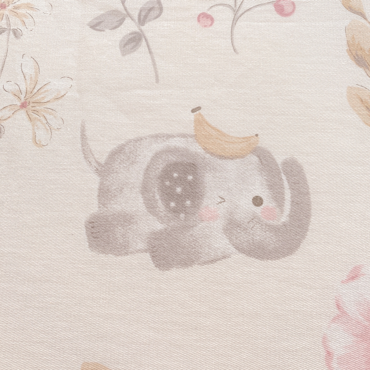 91家纺网 家纺一手货源 找家纺 花梦欣 2026新款全棉印花单品系列2花卉款-单床单 自然手记粉