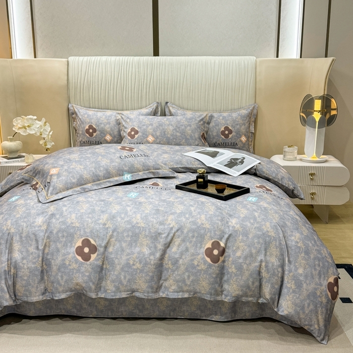 91家纺网 家纺一手货源 找家纺 （总）木易家居 2026新款100%全棉纯棉加厚四件套（礼盒包装）（提供买家秀）