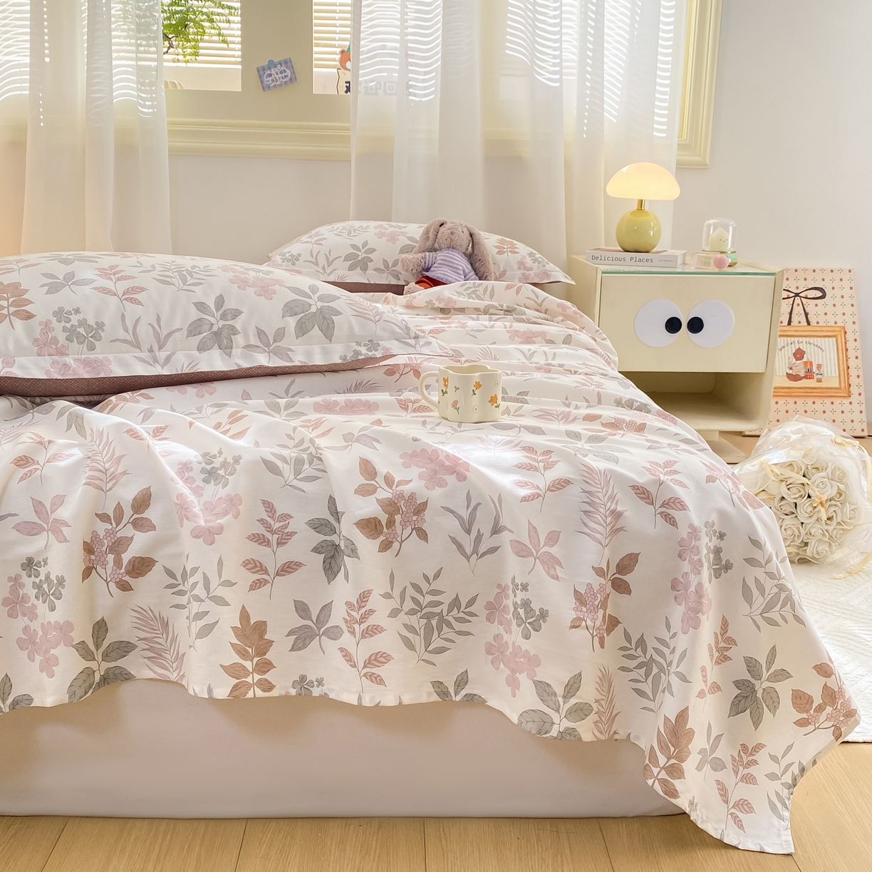 91家纺网 家纺一手货源 找家纺 （总）花梦欣 2026新款全棉印花单品系列-单床单