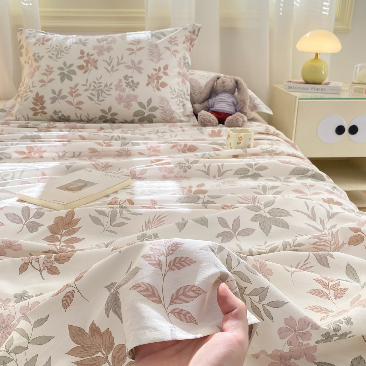 91家纺网 家纺一手货源 找家纺 （总）花梦欣 2026新款全棉印花单品系列-单床单