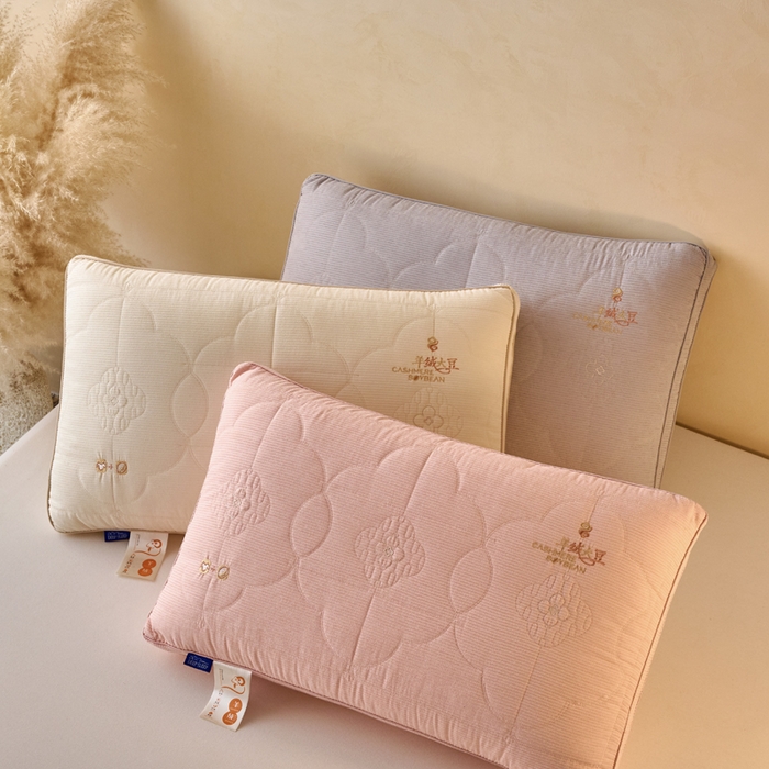 91家纺网 家纺一手货源 找家纺 （总）仁宇枕业 2026新款新品羊绒大豆舒适枕头枕芯