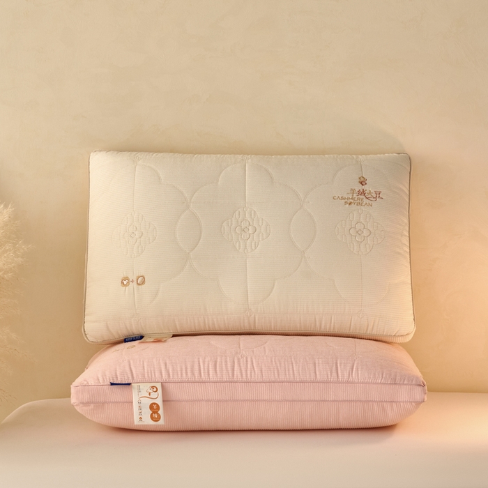 91家纺网 家纺一手货源 找家纺 （总）仁宇枕业 2026新款新品羊绒大豆舒适枕头枕芯