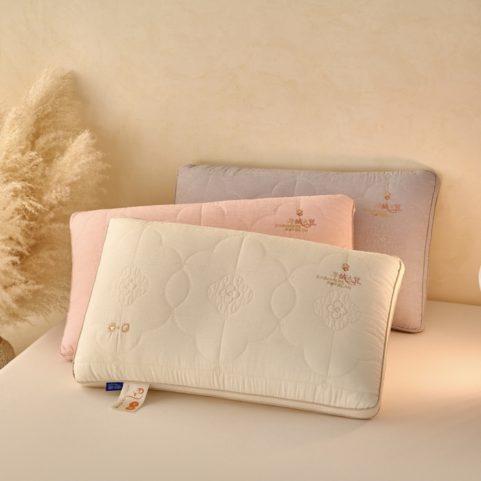 91家纺网 家纺一手货源 找家纺 仁宇枕业 2026新款新品羊绒大豆舒适枕头枕芯 组合图