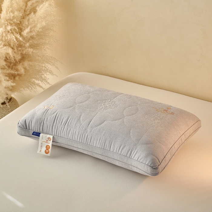 仁宇枕业 2026新款新品羊绒大豆舒适枕头枕芯 羊绒大豆舒适枕-灰色