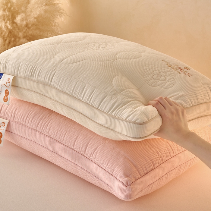 91家纺网 家纺一手货源 找家纺 （总）仁宇枕业 2026新款新品羊绒大豆舒适枕头枕芯