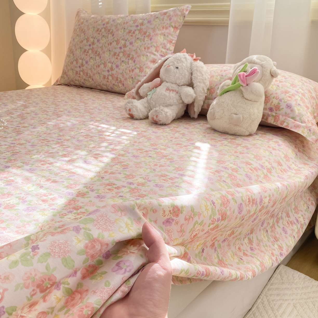 91家纺网 家纺一手货源 找家纺 （总）花梦欣 2026新款全棉印花单品系列-单床单