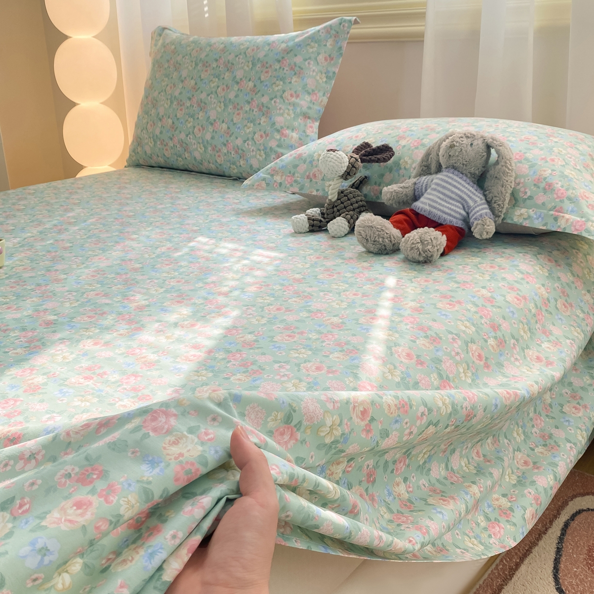 91家纺网 家纺一手货源 找家纺 （总）花梦欣 2026新款全棉印花单品系列-单床单