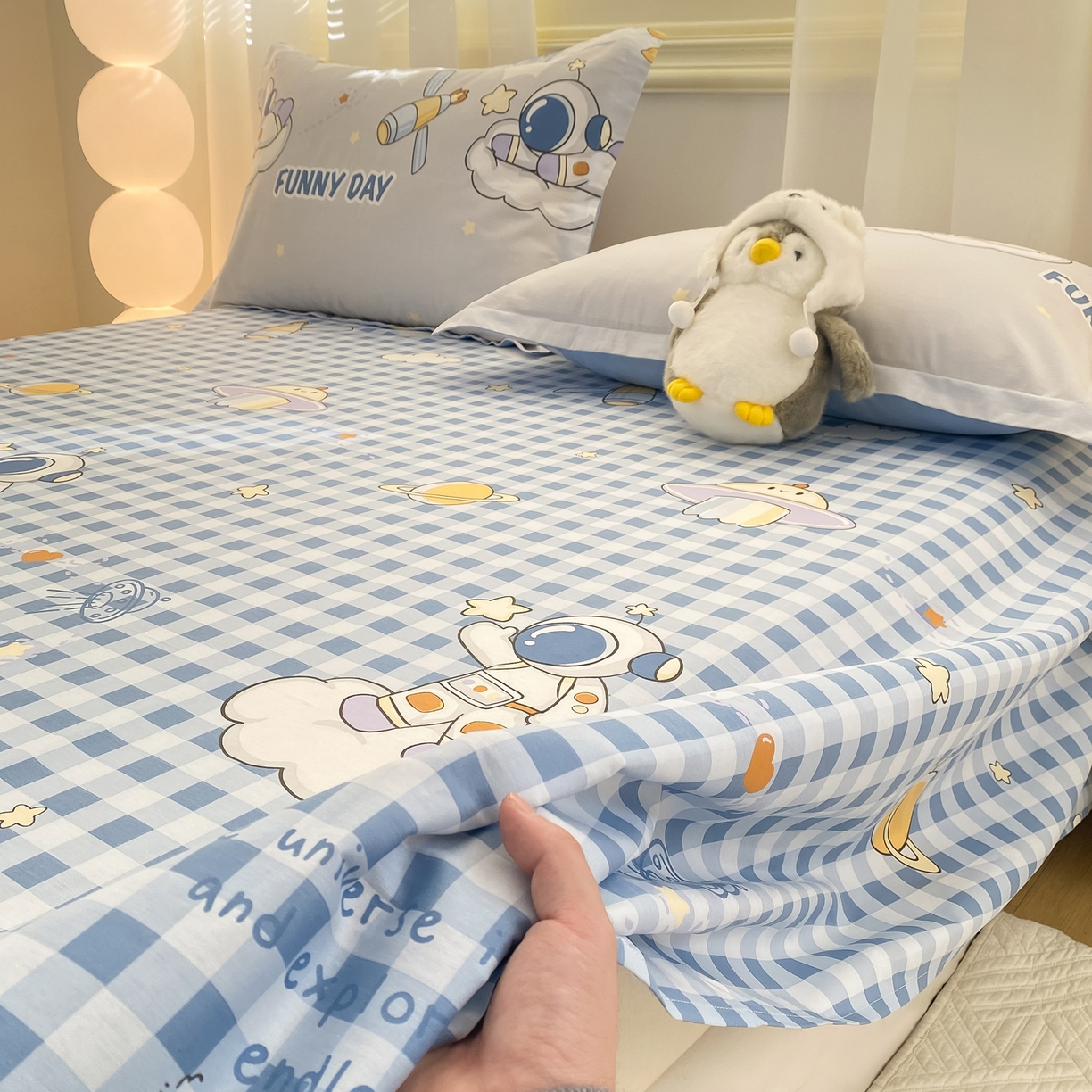 91家纺网 家纺一手货源 找家纺 （总）花梦欣 2026新款全棉印花单品系列-单床单