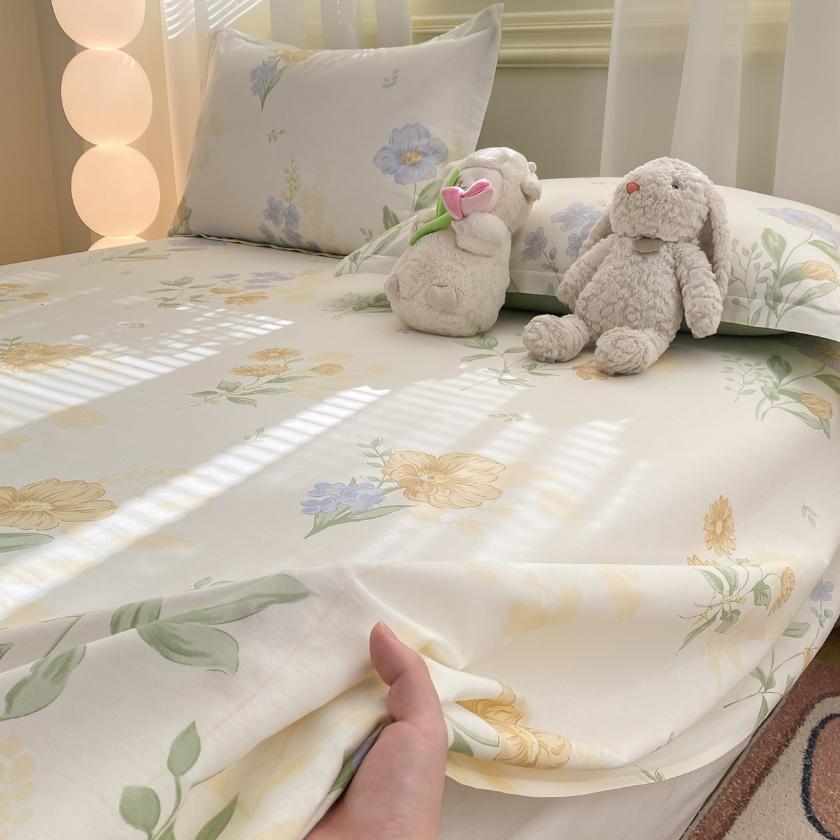 91家纺网 家纺一手货源 找家纺 （总）花梦欣 2026新款全棉印花单品系列-单床单