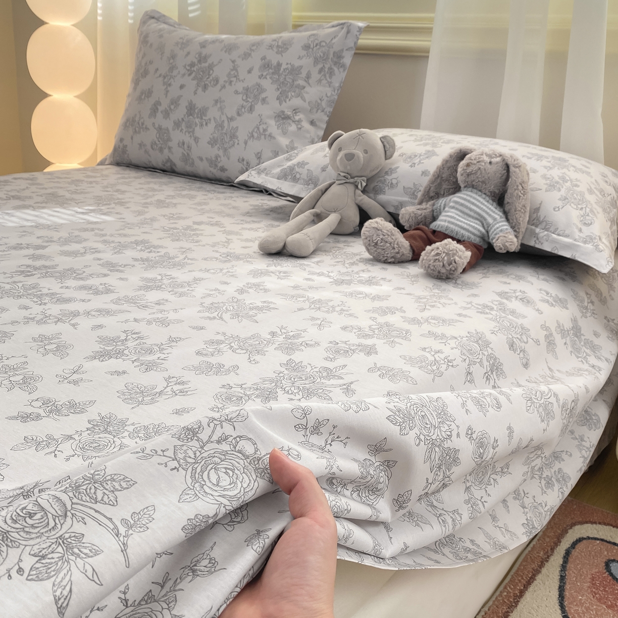 91家纺网 家纺一手货源 找家纺 （总）花梦欣 2026新款全棉印花单品系列-单床单