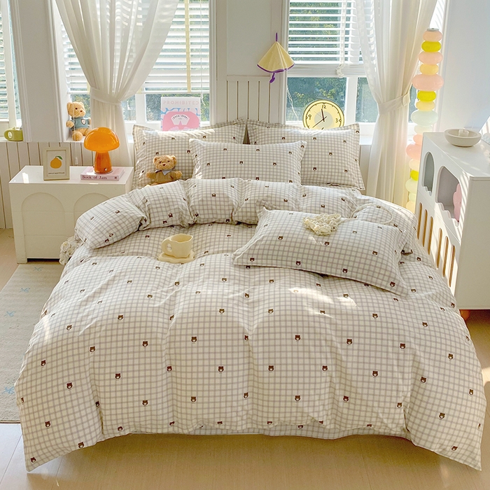 91家纺网 家纺一手货源 找家纺 （总）金丝兔 2026新款纯棉印花四件套系列