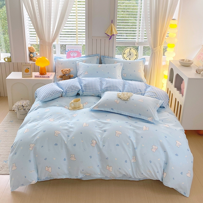 91家纺网 家纺一手货源 找家纺 （总）金丝兔 2026新款纯棉印花四件套系列