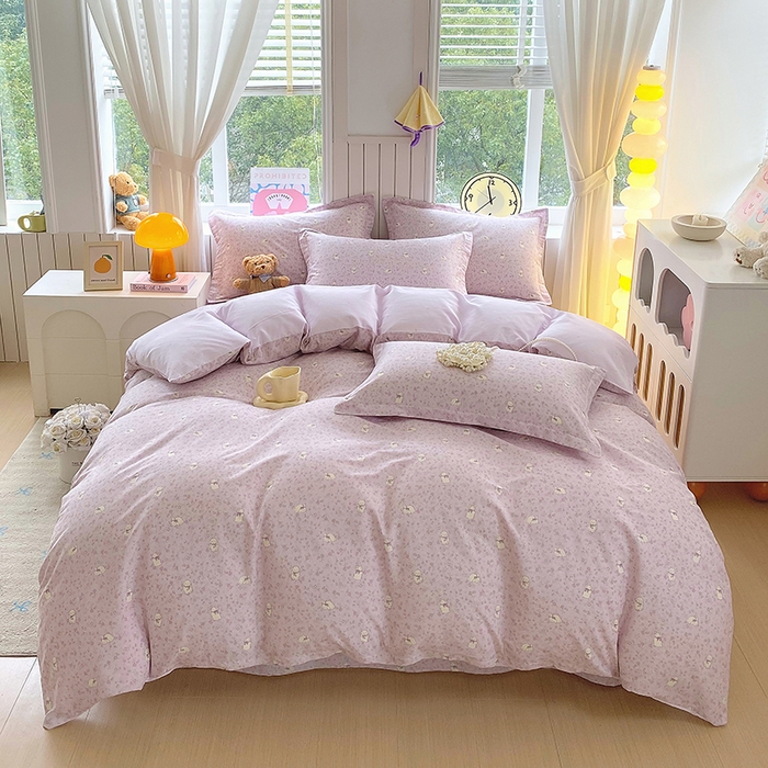 91家纺网 家纺一手货源 找家纺 （总）金丝兔 2026新款纯棉印花四件套系列