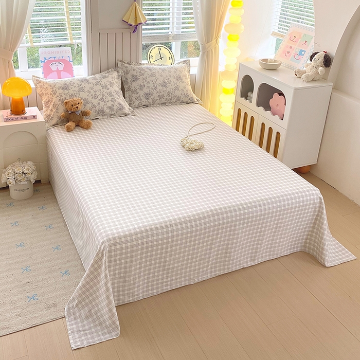 91家纺网 家纺一手货源 找家纺 金丝兔 2026新款纯棉印花四件套系列 白山茶