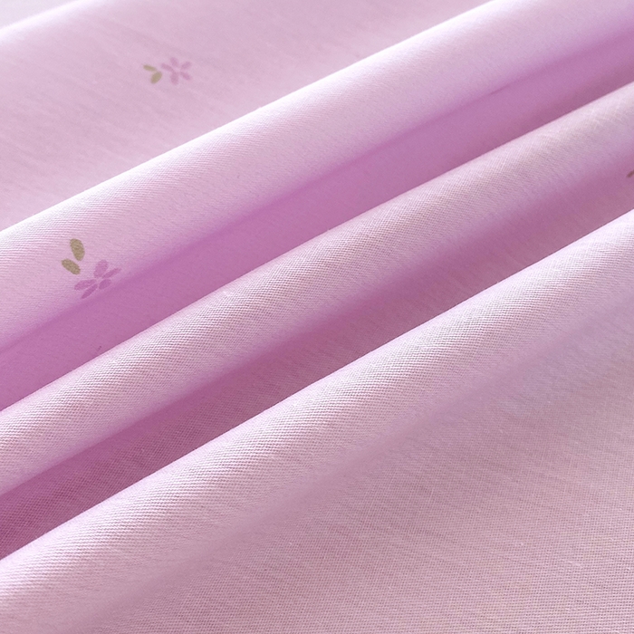 91家纺网 家纺一手货源 找家纺 金丝兔 2026新款纯棉印花四件套系列 春风里-紫