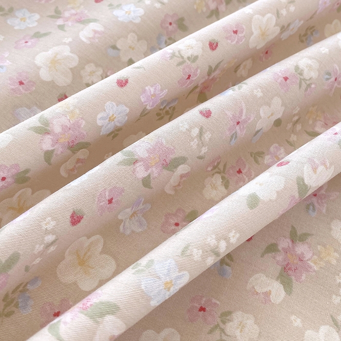 91家纺网 家纺一手货源 找家纺 金丝兔 2026新款纯棉印花四件套系列 春野苍兰