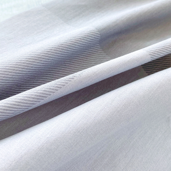 91家纺网 家纺一手货源 找家纺 金丝兔 2026新款纯棉印花四件套系列 格韵-灰