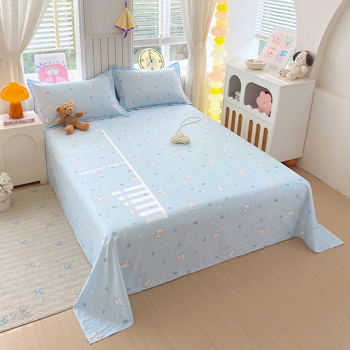 91家纺网 家纺一手货源 找家纺 金丝兔 2026新款纯棉印花四件套系列 哈基米