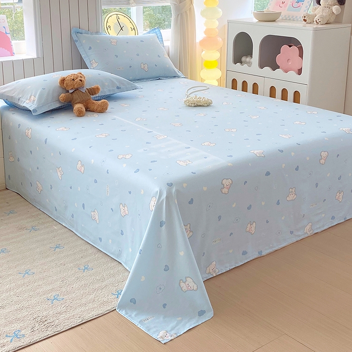 91家纺网 家纺一手货源 找家纺 金丝兔 2026新款纯棉印花四件套系列 哈基米