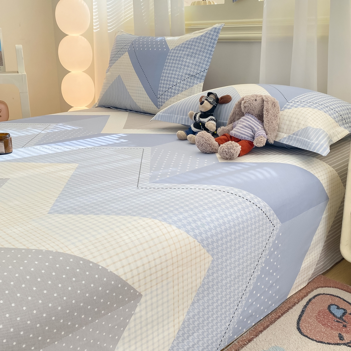 91家纺网 家纺一手货源 找家纺 花梦欣 2026新款全棉印花单品系列-单床单 光辉岁月