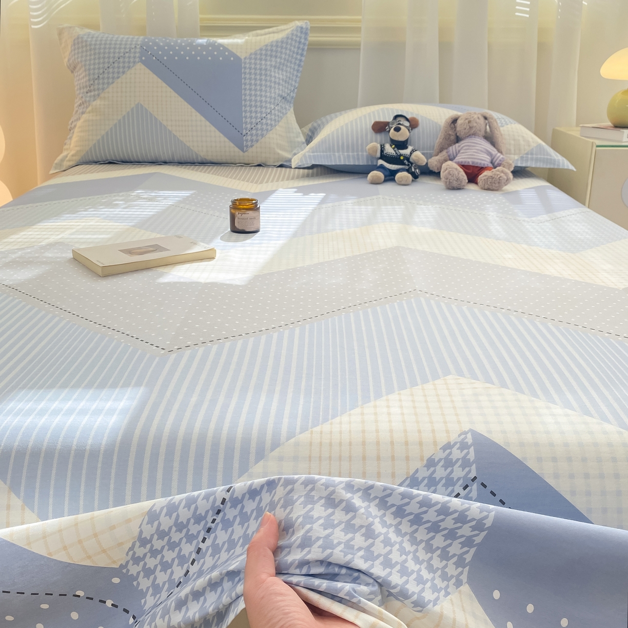 91家纺网 家纺一手货源 找家纺 花梦欣 2026新款全棉印花单品系列-单床单 光辉岁月