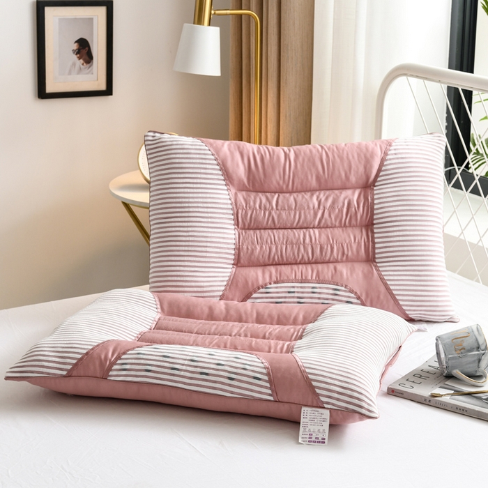 91家纺网 家纺一手货源 找家纺 （总）仁宇枕业 2026新款新品长绒棉决明子磁石枕头枕芯