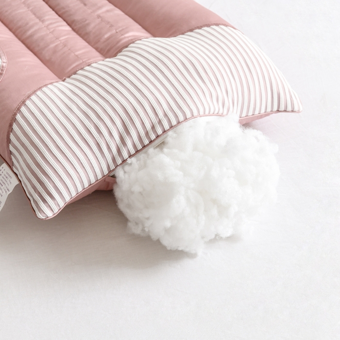 91家纺网 家纺一手货源 找家纺 仁宇枕业 2026新款新品长绒棉决明子磁石枕头枕芯 长绒棉决明子磁石枕-粉色