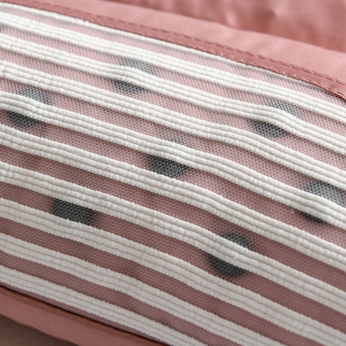 91家纺网 家纺一手货源 找家纺 仁宇枕业 2026新款新品长绒棉决明子磁石枕头枕芯 长绒棉决明子磁石枕-粉色