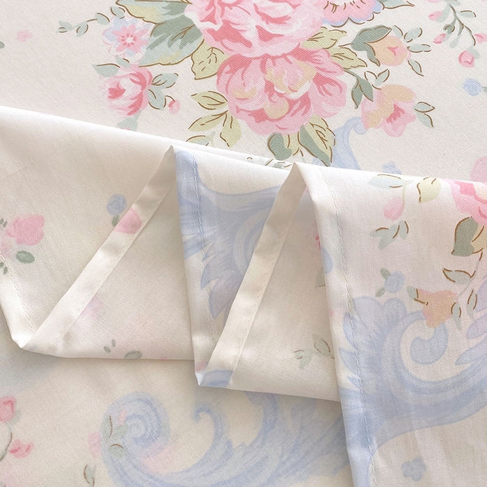 91家纺网 家纺一手货源 找家纺 金丝兔 2026新款纯棉印花四件套系列 花漫歌