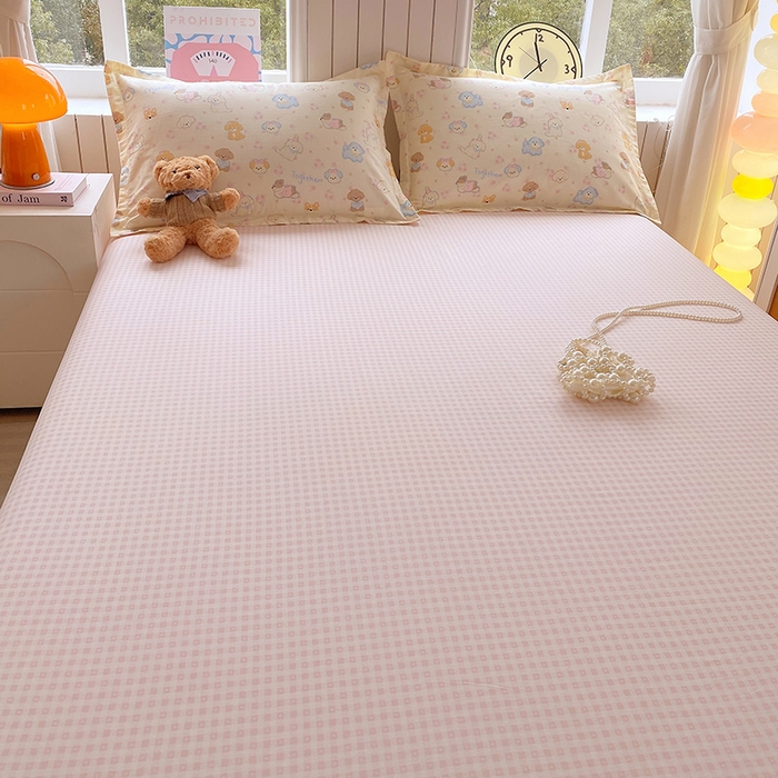 91家纺网 家纺一手货源 找家纺 金丝兔 2026新款纯棉印花四件套系列 萌宠乐园