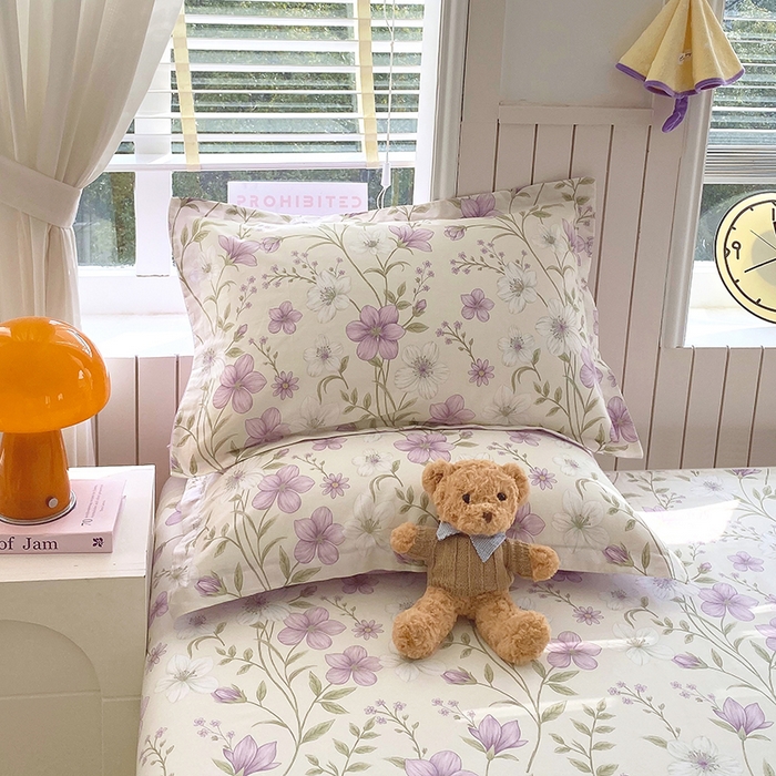 91家纺网 家纺一手货源 找家纺 金丝兔 2026新款纯棉印花四件套系列 慕荷