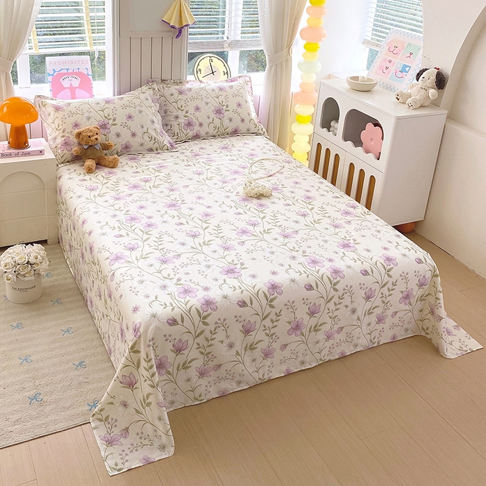 91家纺网 家纺一手货源 找家纺 金丝兔 2026新款纯棉印花四件套系列 慕荷