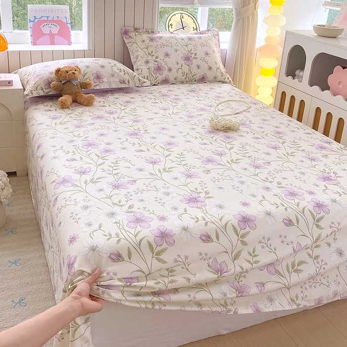 91家纺网 家纺一手货源 找家纺 金丝兔 2026新款纯棉印花四件套系列 慕荷