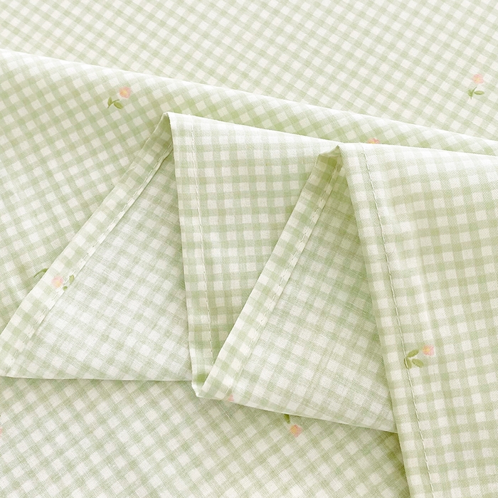 91家纺网 家纺一手货源 找家纺 金丝兔 2026新款纯棉印花四件套系列 泡芙小花