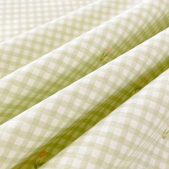 91家纺网 家纺一手货源 找家纺 金丝兔 2026新款纯棉印花四件套系列 泡芙小花