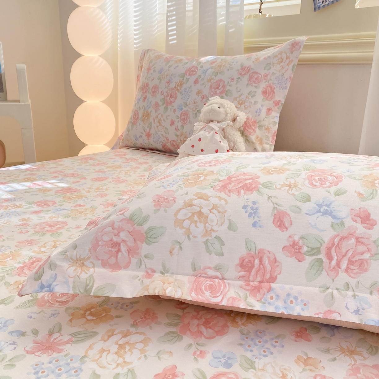 91家纺网 家纺一手货源 找家纺 花梦欣 2026新款全棉印花单品系列-单床单 花恋