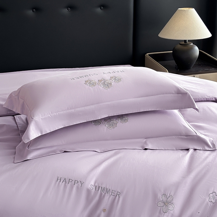 91家纺网 家纺一手货源 找家纺 （总）桃园 新款纯棉全棉长绒棉刺绣绣花高端礼盒四件套-卡尔系列