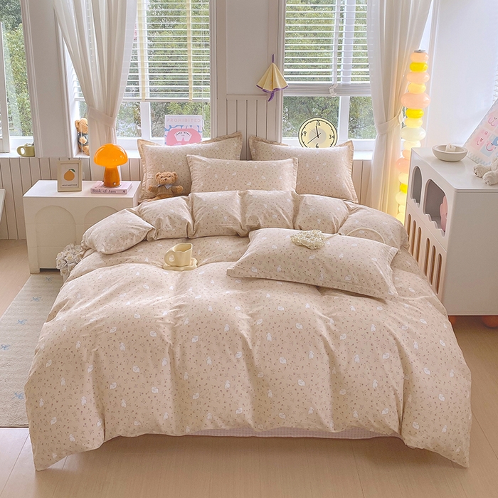 金丝兔 2026新款纯棉印花四件套系列 仙妮兔