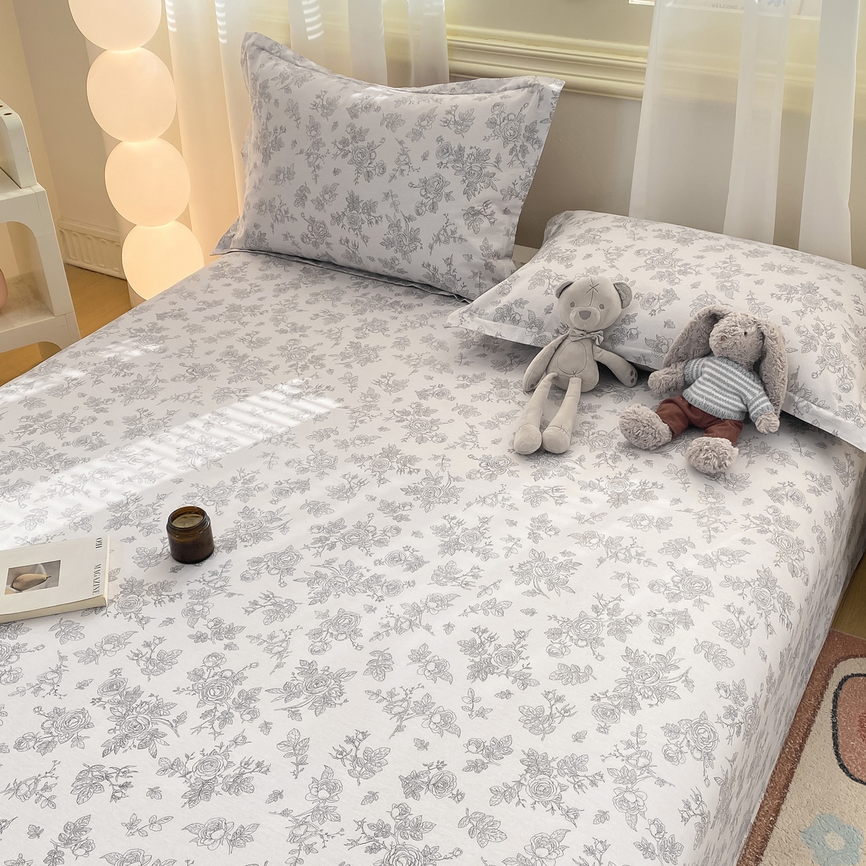 91家纺网 家纺一手货源 找家纺 花梦欣 2026新款全棉印花单品系列-单床单 摩菲