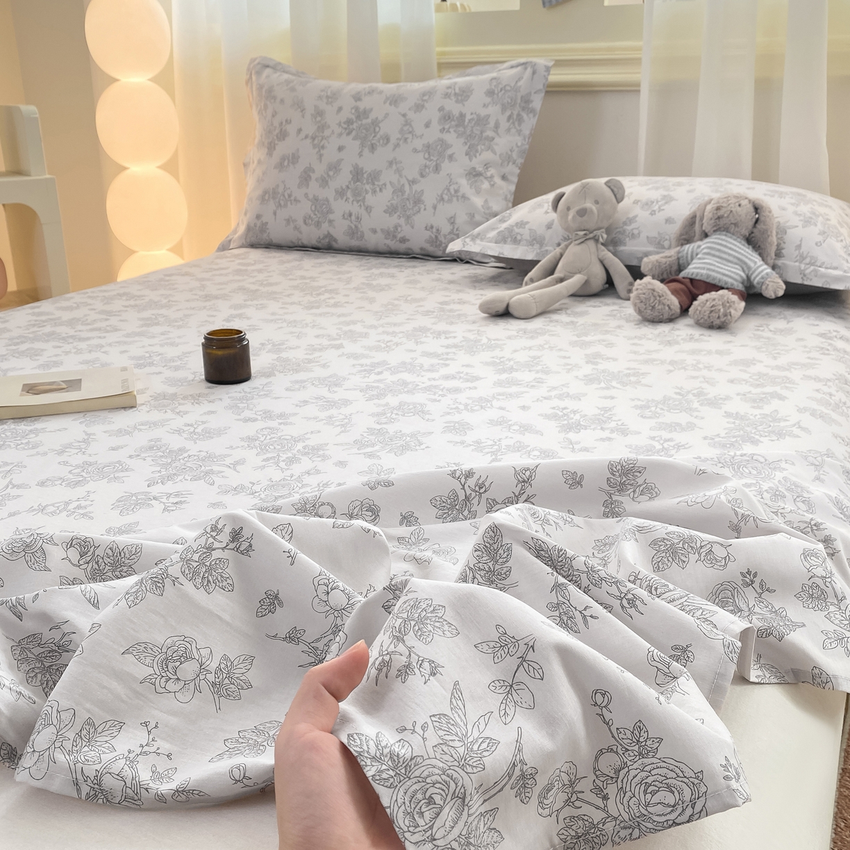 91家纺网 家纺一手货源 找家纺 花梦欣 2026新款全棉印花单品系列-单床单 摩菲