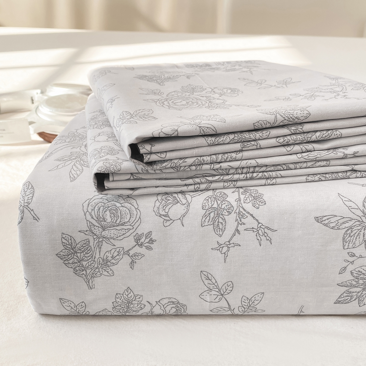 91家纺网 家纺一手货源 找家纺 花梦欣 2026新款全棉印花单品系列-单床单 摩菲