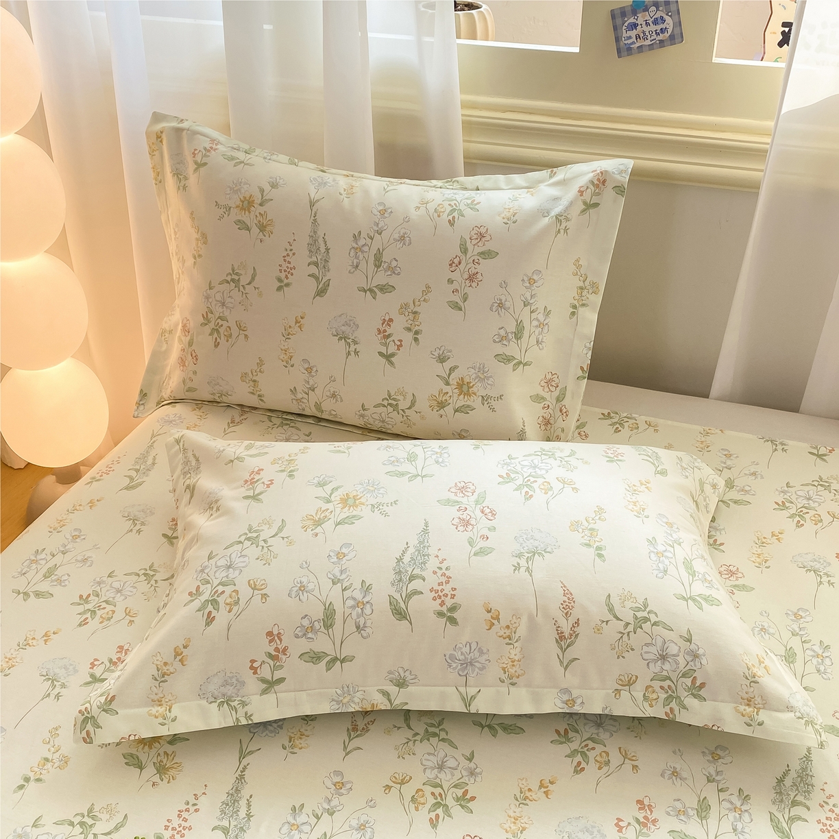 91家纺网 家纺一手货源 找家纺 花梦欣 2026新款全棉印花单品系列-单床单 暖樱之舞