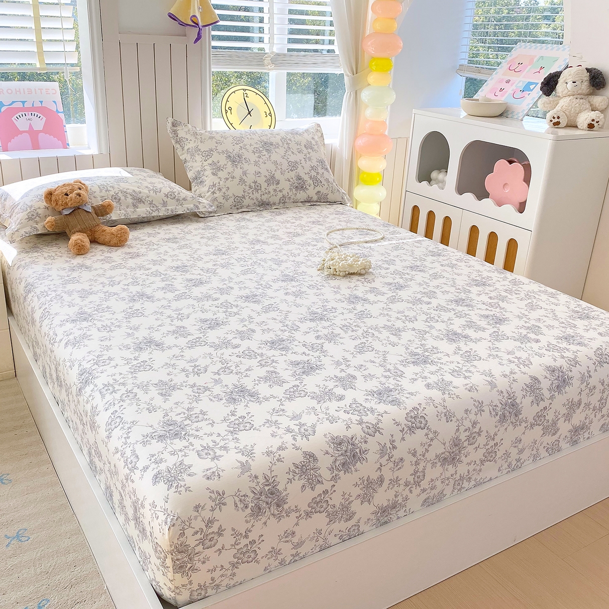 91家纺网 家纺一手货源 找家纺 （总）金丝兔 2026新款纯棉印花单品床笠系列