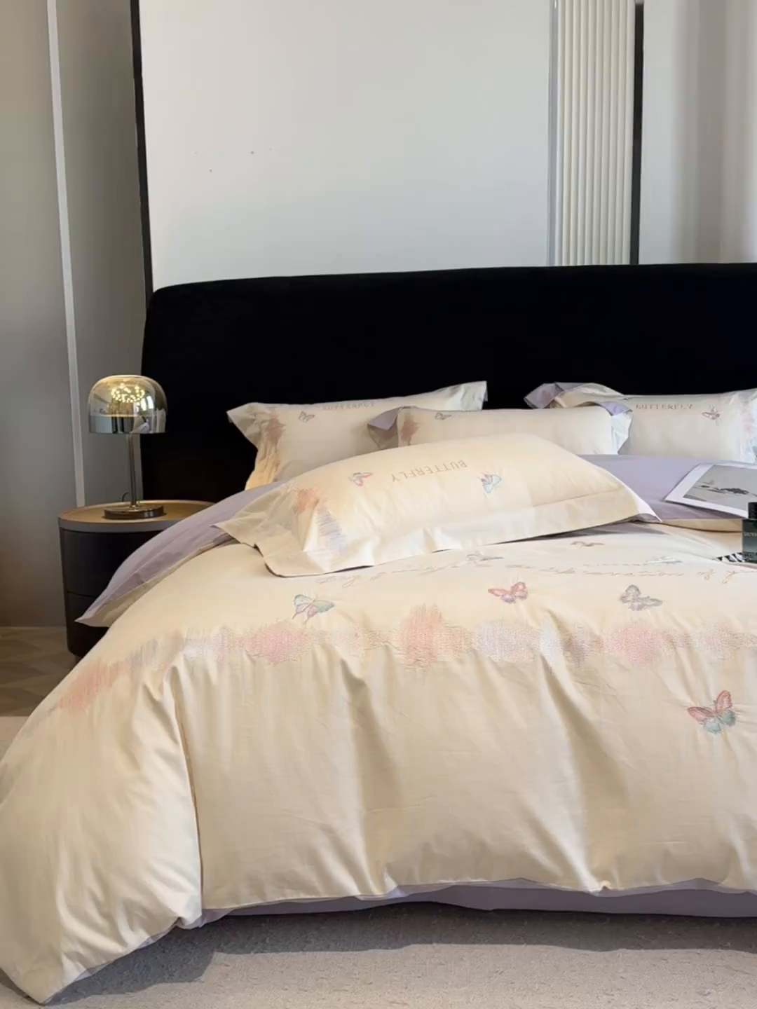 91家纺网 家纺一手货源 找家纺 （总）桃园 新款纯棉全棉长绒棉刺绣绣花高端礼盒四件套-漫舞